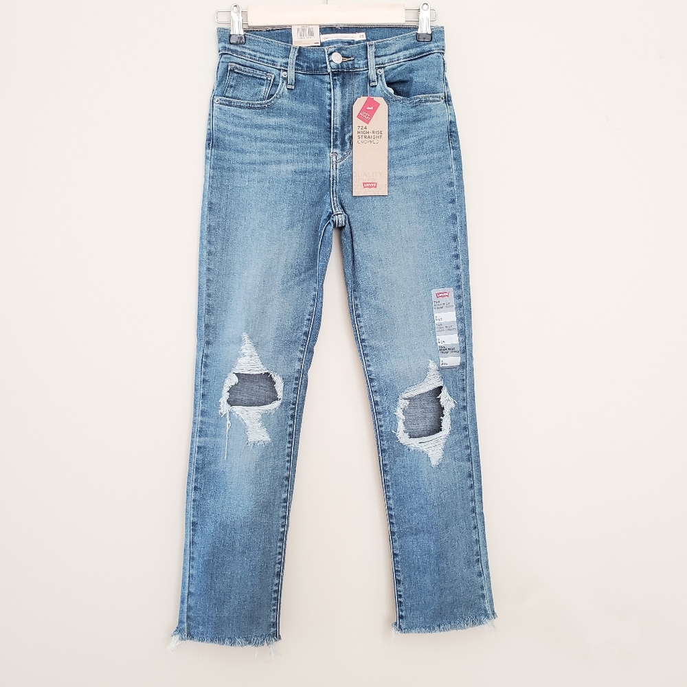 Levi's 724 High Rise Skinny Jeans - Picture 2 of 3